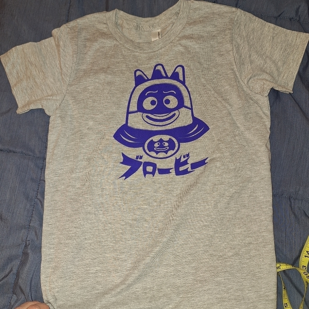 Yo Gabba Gabba Gray Kids T Shirt Blue Graphic Size 10